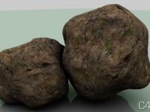 岩石模型 材质 RockGen cob模型