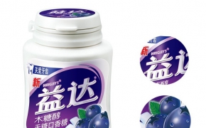 益达口香糖塑料瓶C4D模型
