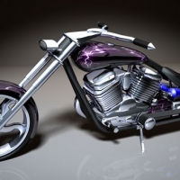 摩托车C4D模型 Motorcycle 3D model