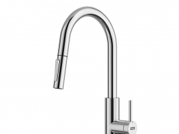 法兰克品牌佩斯卡拉下拉式厨房水龙头3D模型素材下载Pescara Kitchen Tap Pull Down Sp