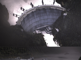 水库大坝建筑场景C4D OCTANE模型