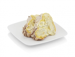 C4D两片带糖霜的蛋糕食物模型 Two slices of cake with icing