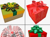 礼物盒子Turbosquid - Gift Boxes Collection