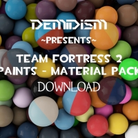 36款C4D油漆材质球合集 Team Fortress 2 Paints - Material Pack