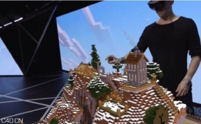 微软沙盒游戏Minecraft有了增强现实版