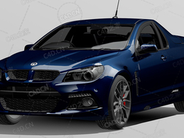 沃克斯豪尔vxr8马鲁家用汽车轿车2015款C4D汽车模型下载