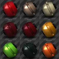 C4D汽车材质预设包：car paint for AR3