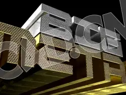 C4D金属立体字电影片头文字标题文字模型 Big Metal 3d model