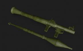 火箭推进榴弹炮C4D模型