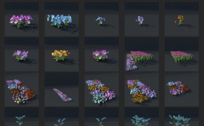 41种漂亮的花卉C4D模型合集 vrayc4d – HD Flowers vol.2 for Cinema4D
