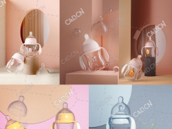 婴儿奶瓶模型Baby bottle