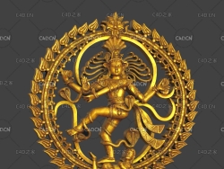 印度菩萨雕像模型 Nataraj