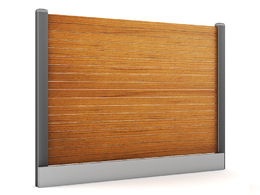 木板围挡C4D模型 FENCES 3D MODEL