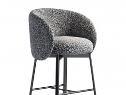 弗里杰里奥拥抱低脚吧椅3D模型素材下载Hug Low Bar Stool by Frigerio