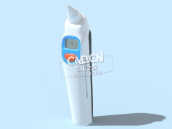 C4D耳温计医疗器械模型下载 Ear-Thermometer 3dmodel