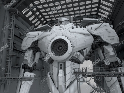 环太平洋机甲危险流浪者科幻机械机器人场景C4D模型