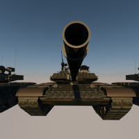 军事模型：坦克3D模型 Tank