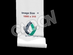 C4D竖条布料旗帜动画模型 flag