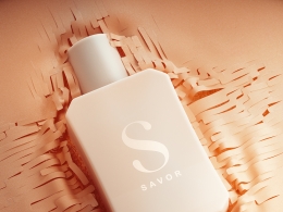 分层纸艺破碎SAVOR 香氛C4D产品渲染Savor (Cloth Simulation)