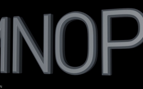 26个英文字母立体字3D模型（C4D/OBJ）SANS SERIF FONT MODEL
