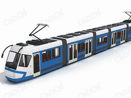 地铁车箱C4D模型 subway 3D model