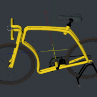 时尚自行车3D模型 bicycle