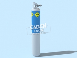 C4D医院氧气罐医疗器械模型下载 Oxygen-Tank 3dmodel