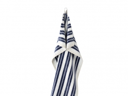 米蓝色茶巾Ferm Living品牌毛巾3D模型素材下载Hale Tea Off-White Blue Towel by Ferm