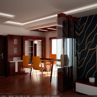 C4D客厅模型（c4d vr渲染）