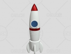 火箭卡通模型 rocket
