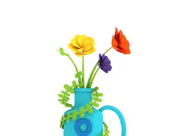 C4D鲜花盛开花瓶动画工程