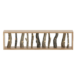 带树枝的墙架c4d模型下载