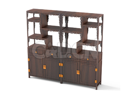 明清风格博古架多层客厅茶柜中式古典家具