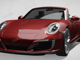 保时捷911卡雷拉豪华汽车跑车超跑C4D汽车模型下载