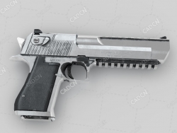 沙漠之鹰手枪C4D模型Desert Eagle