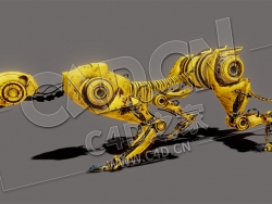 C4D机械猎豹机器人模型 Robotic_Cheetah