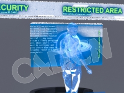 C4D未来城市数字人体模型
