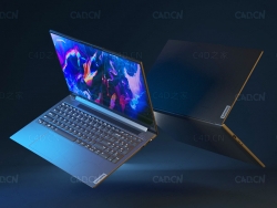 笔记本电脑展开产品动画C4D模型Animated Laptop 3D Model