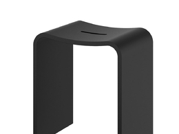 Decor Walther黑石淋浴凳3D模型素材下载Black Stone Shower Stool by Decor Walther
