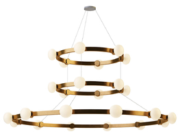 丰富明亮448-6612枝吊灯3D模型素材下载Cinema 448 6612 Chandelier by Rich Brilliant