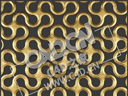 C4D抽象纹理浮雕墙背景墙装饰图案模型_88 Stucco