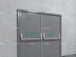 双开封闭式铁门 Doors