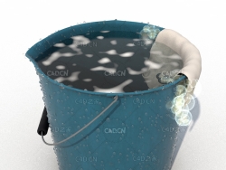 一桶水C4D模型 Water Bucket-Prop