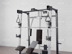 C4D臂力锻炼拉臂机健身器材多功能健身器材综合训练器力量健身房综合训练器