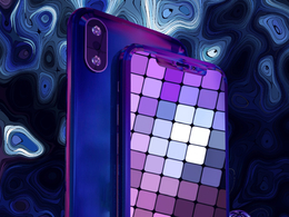 迷幻色彩创意手机设计