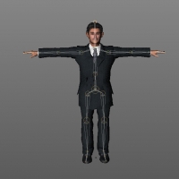 商业男士C4D绑定模型 man 16
