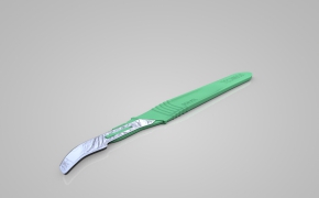 医院医疗器械：解剖刀、手术刀C4D模型 Scalpel
