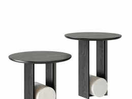 邦纳多品牌矮边桌3D模型素材下载Element Side Tables Low by Bonaldo