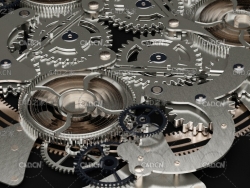 手表机械齿轮C4D模型 gear