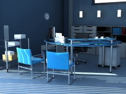 C4D室内模型：办公室 工作室室内渲染 C4D FOR VRAY